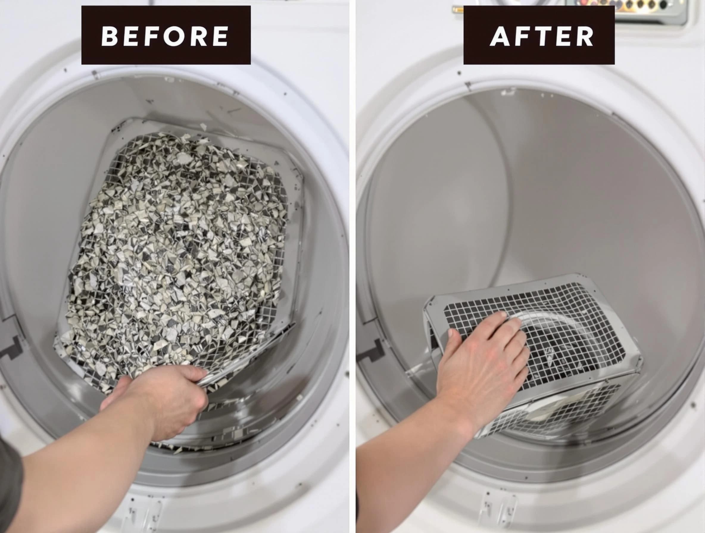 Professional lint trap cleaning by Moody Dryer Vent Cleaning in Moody